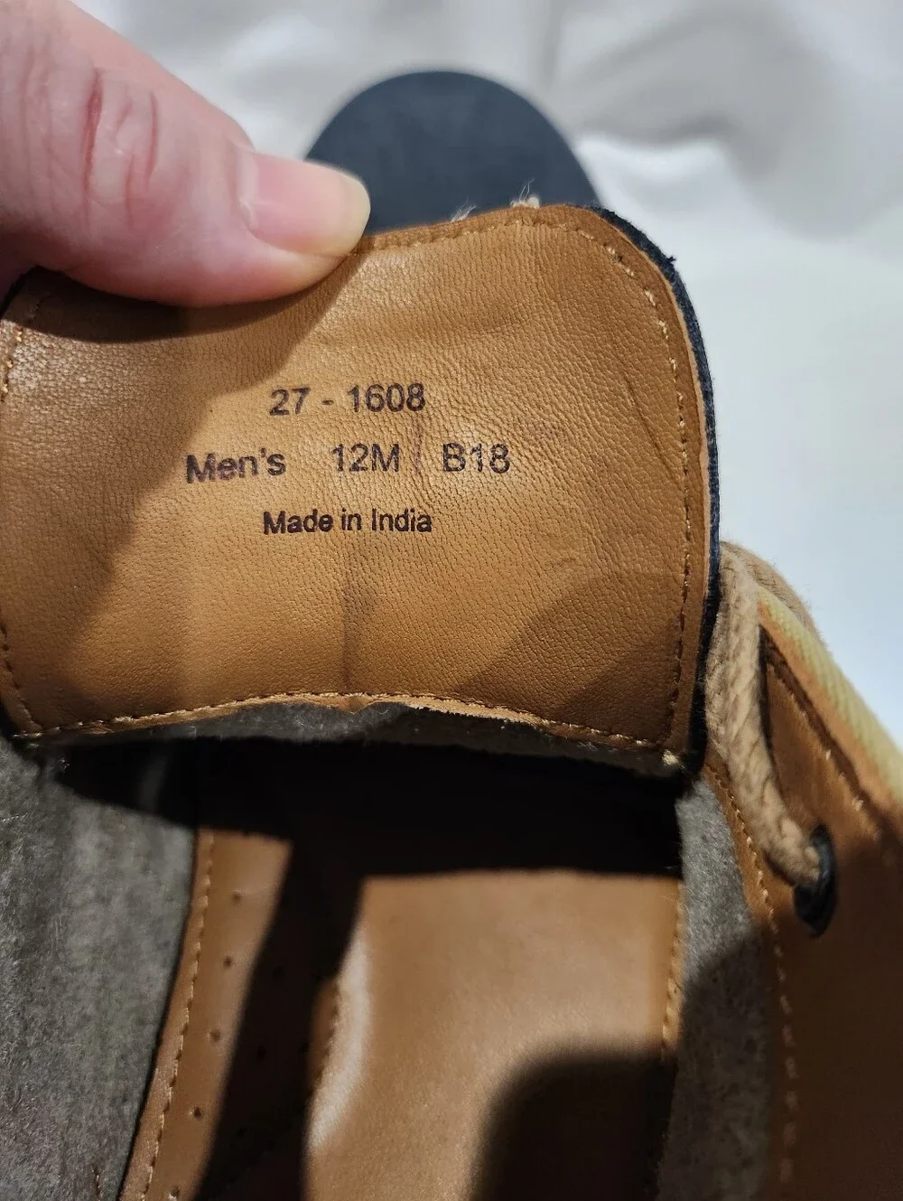 Johnston & Murphy Navy Suede Leather Sheepskin Chukka Boots Size 12 NWOT